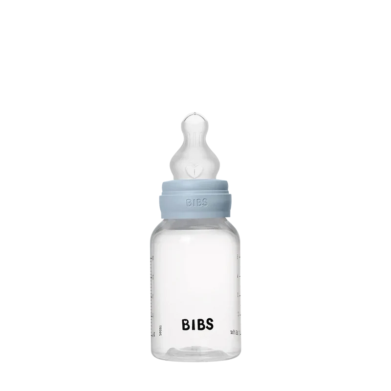 Baby BPA-Free PP Bottle Set 150ml Silicone - Baby Blue