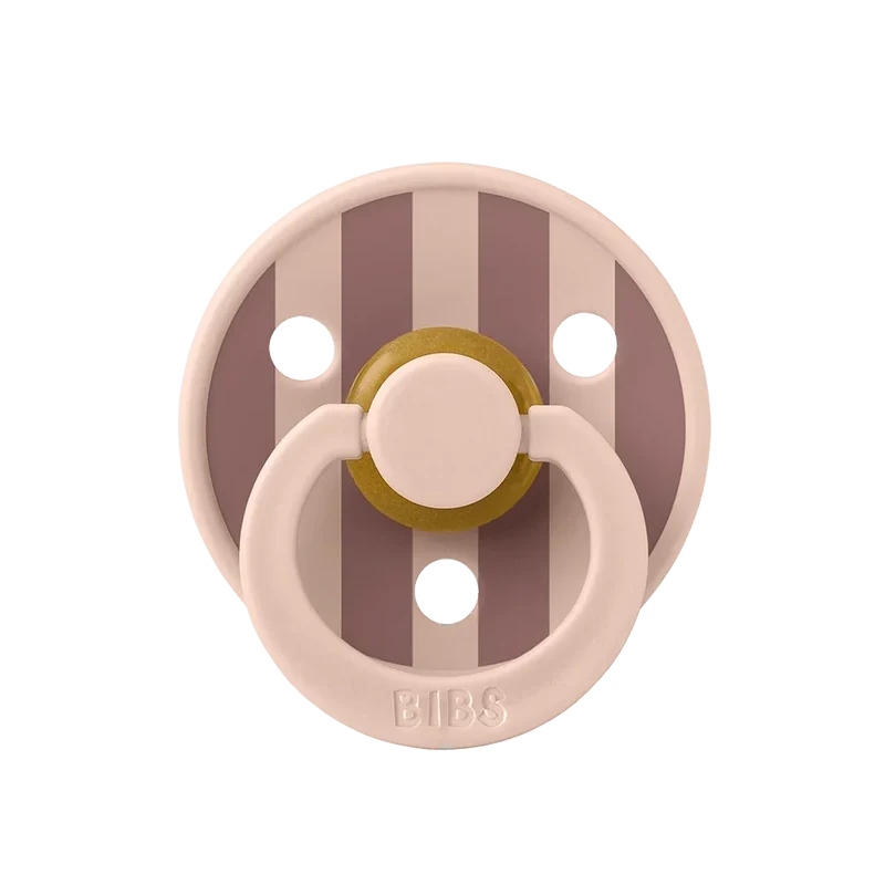 STUDIO Colour Block Pacifier - Blush/Woodchuck