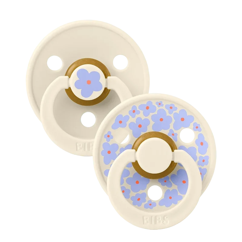 STUDIO Colour Pacifiers 2 Pack Jasmine - Ivory Mix