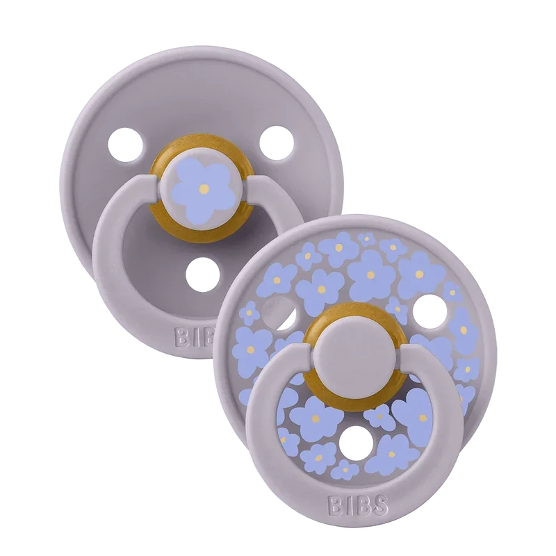 STUDIO Colour Pacifiers 2 Pack Jasmine - Fossil Grey Mix