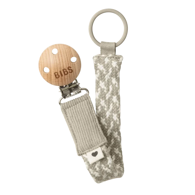 Pacifier Clip - Sand/Ivory