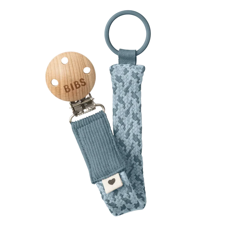 Pacifier Clip - Petrol/Baby Blue