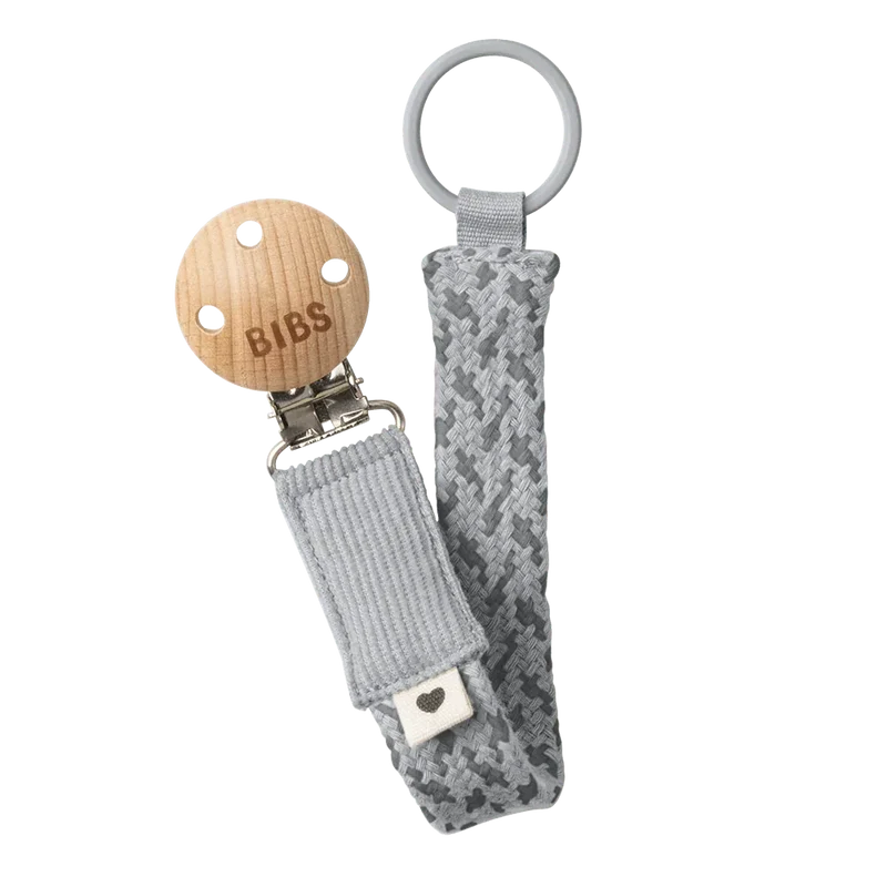 Pacifier Clip - Cloud/Iron