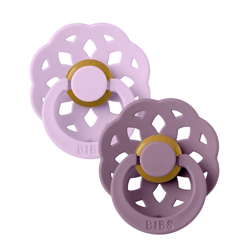 Boheme Pacifiers 2 Pack - Violet Sky/Mauve