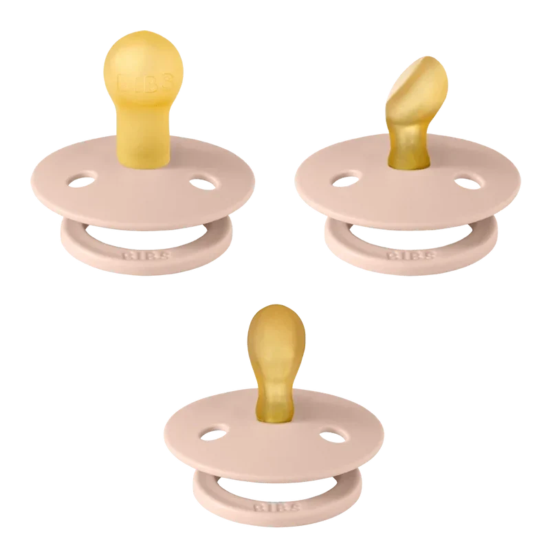 New Baby Pacifiers Try-It Collection 3 pack - Blush