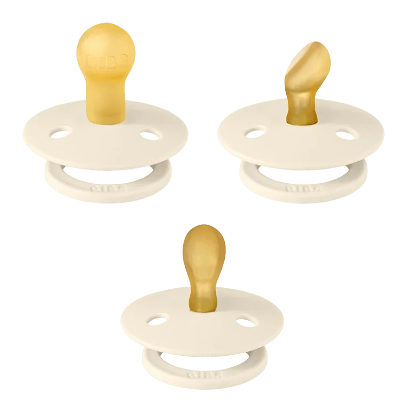 New Baby Pacifiers Try-It Collection 3 Pack - Ivory