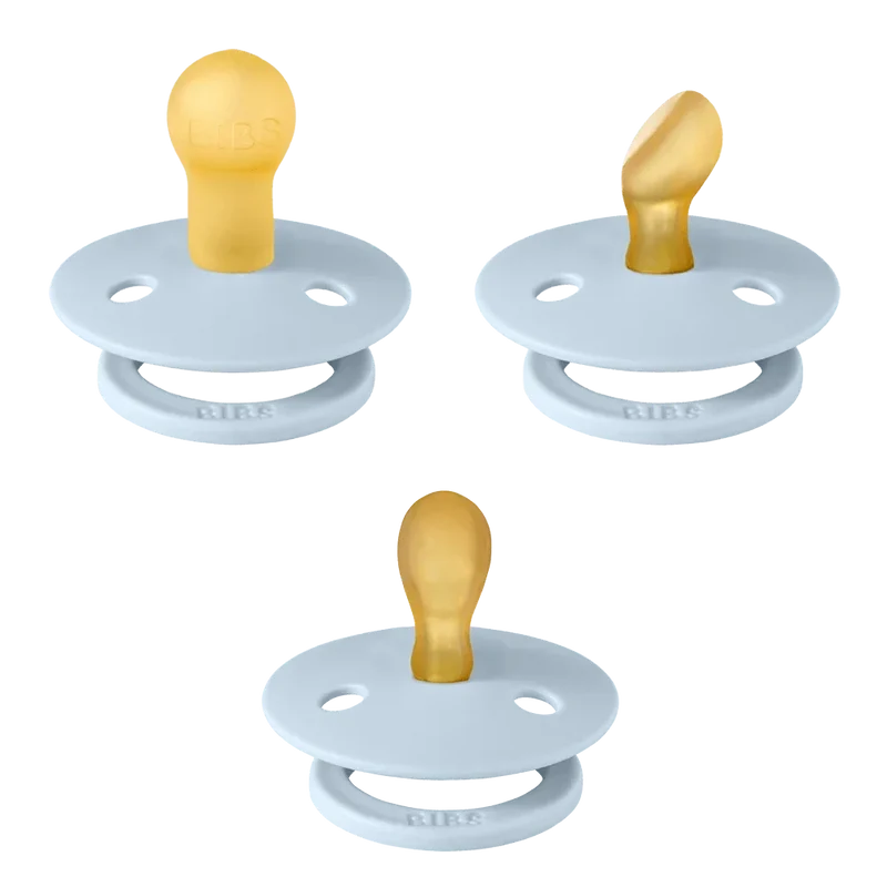 New Baby Pacifiers Try-It Collection 3 Pack - Baby Blue