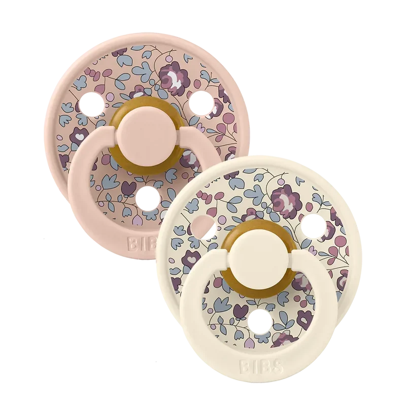 BIBS x LIBERTY Colour Pacifiers 2 Pack Eloise - Blush Mix
