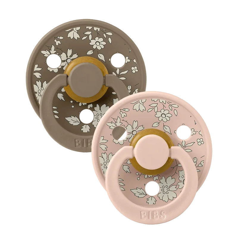 BIBS x LIBERTY Colour Pacifiers 2 Pack Capel - Blush Mix