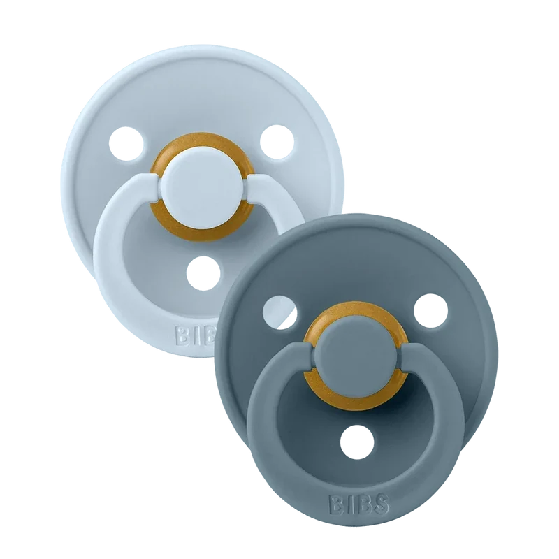 Colour Pacifiers 2 Pack - Baby Blue/Petrol