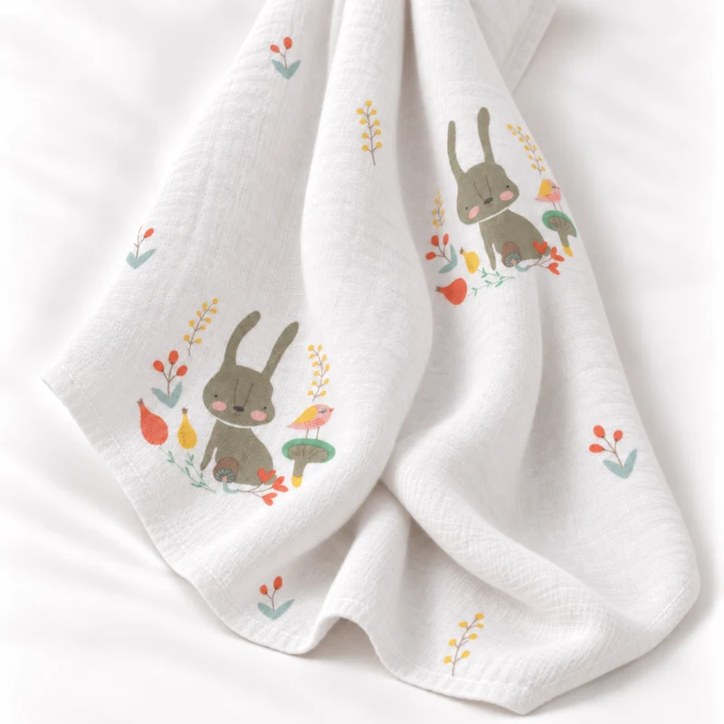 Bunny Large Muslin Blanket