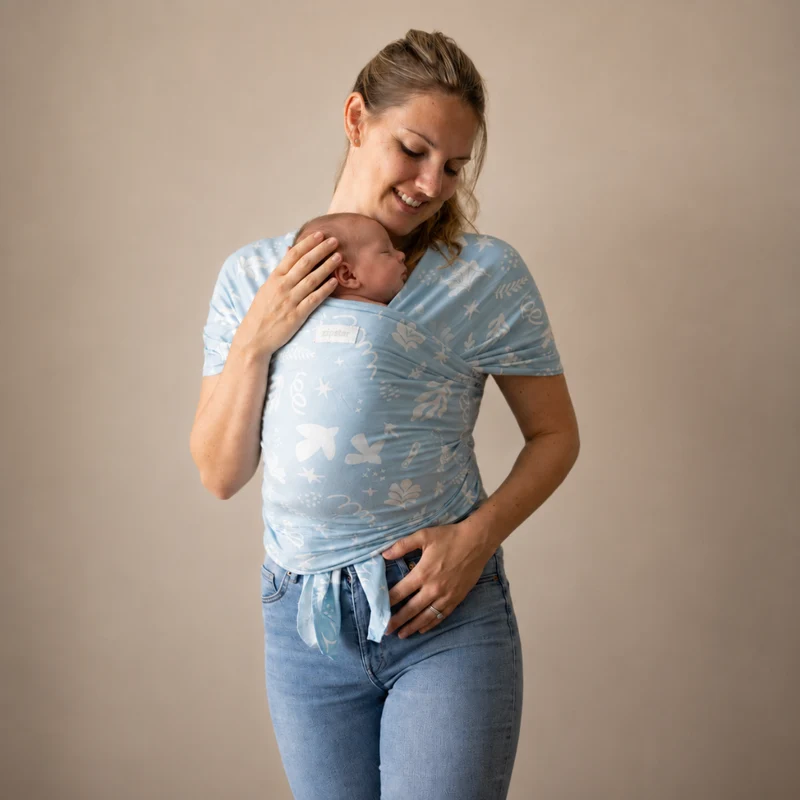 Bamboo Baby Wrap - Arctic Ocean