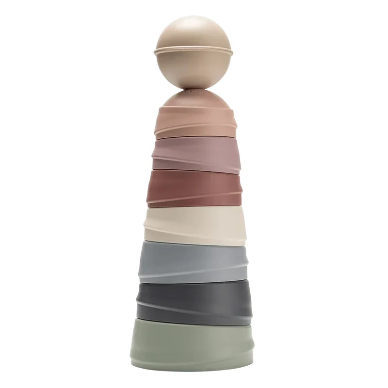 Wobbly Tower - Pastel Rainbow