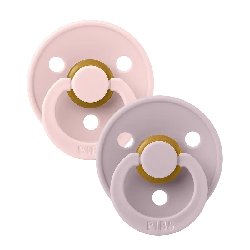 Colour Pacifiers 2 Pack - Blossom/Dusky Lilac