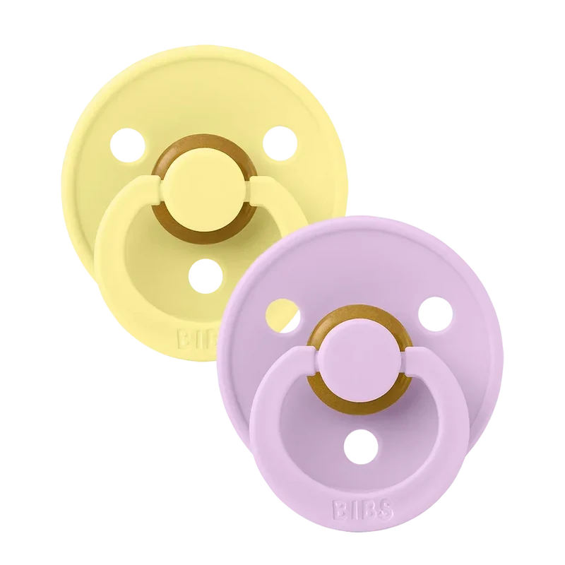 Colour Pacifiers 2 Pack - Sunshine/Violet Sky