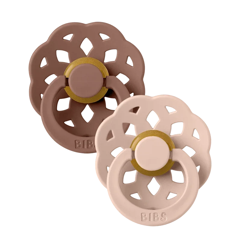 Boheme Pacifiers 2 Pack - Woodchuck/Blush