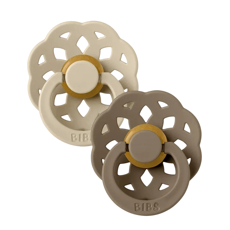 Boheme Pacifiers 2 Pack - Vanilla/Dark Oak