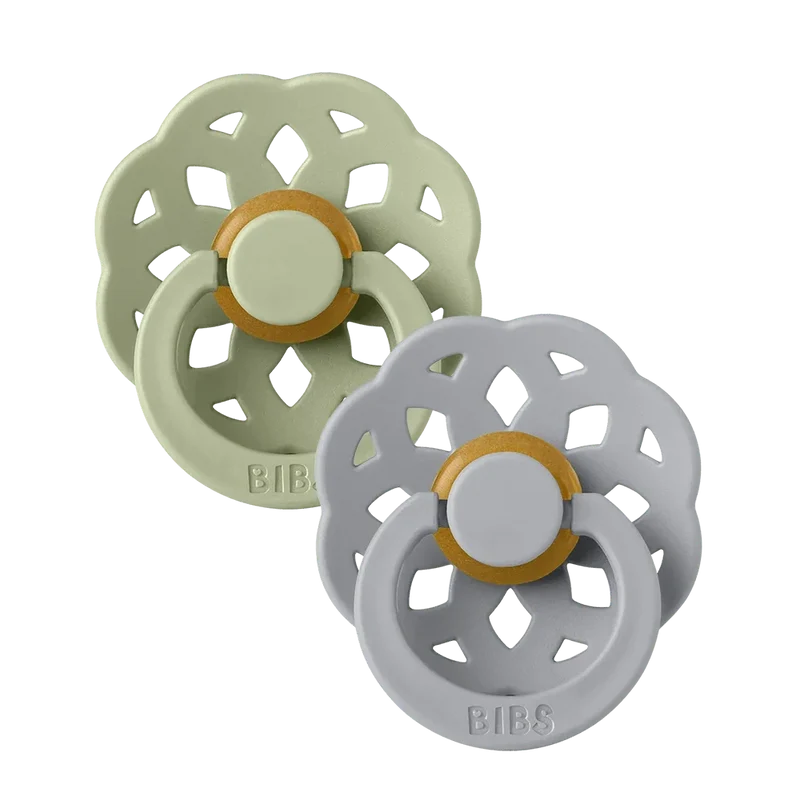 Boheme Pacifiers 2 Pack - Sage/Cloud