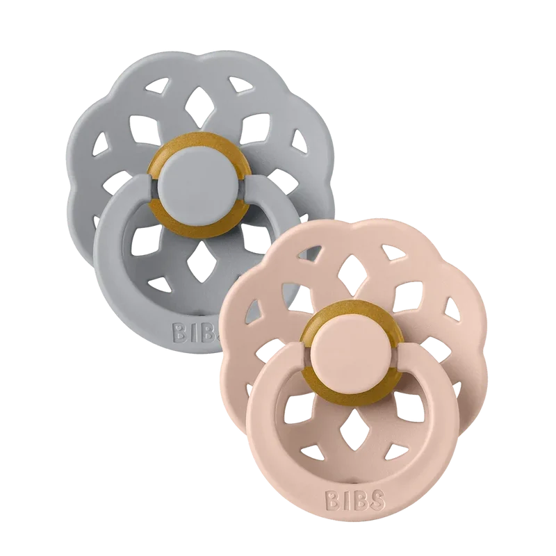 Boheme Pacifiers 2 Pack - Cloud/Blush