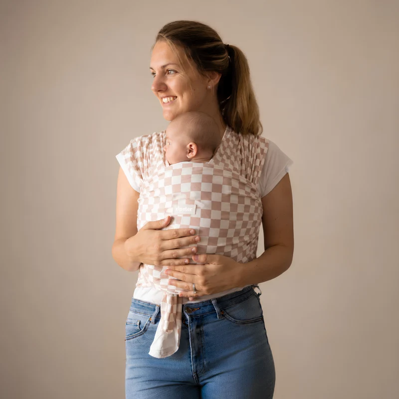 Bamboo Baby Wrap - Fawn Check