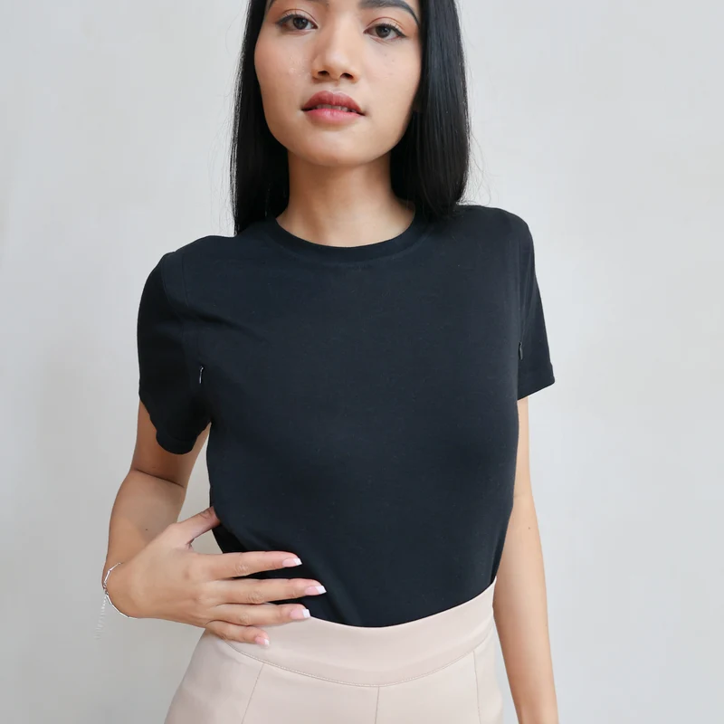 Breastfeeding T-Shirt - Black