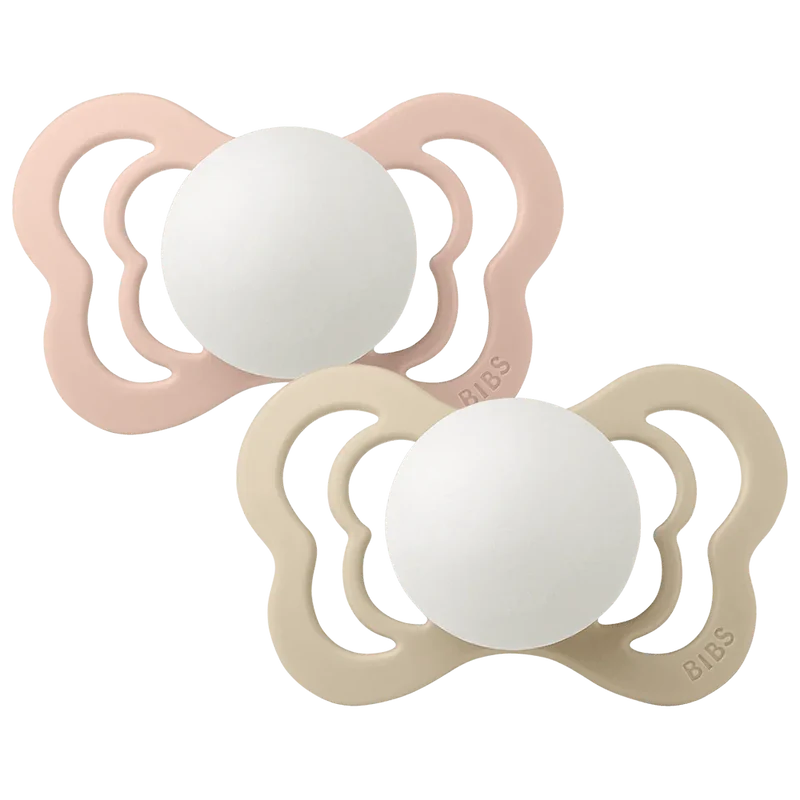 Couture GLOW Pacifiers 2 Pack - Blush/Vanilla