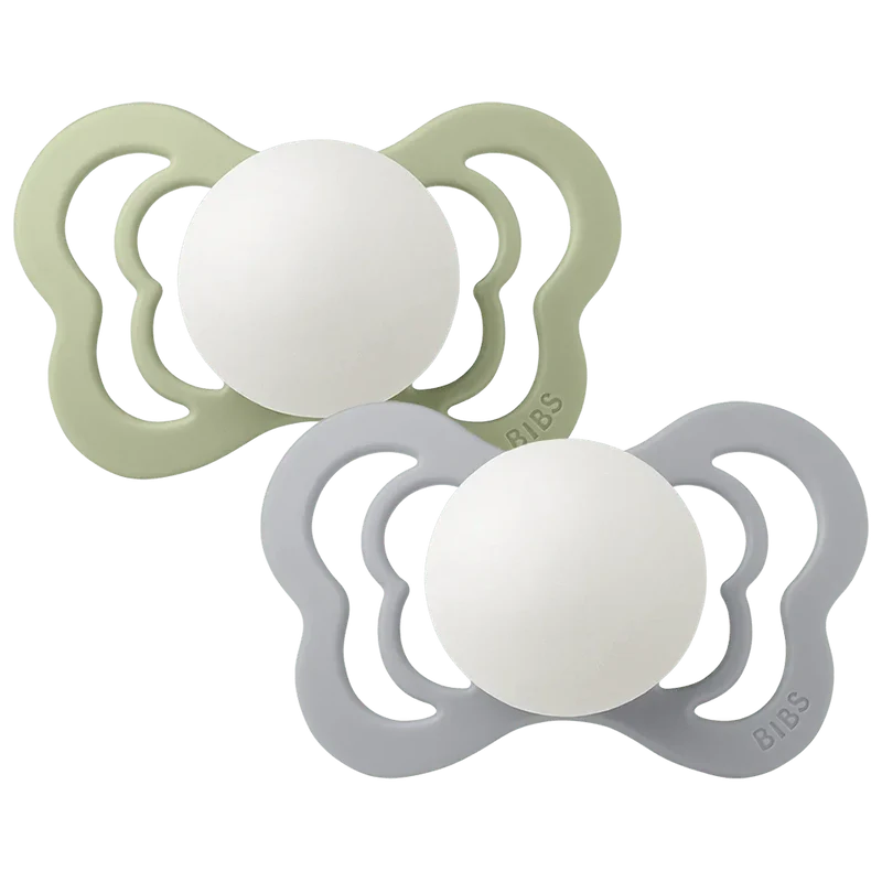 Couture GLOW Pacifiers 2 Pack - Sage/Cloud