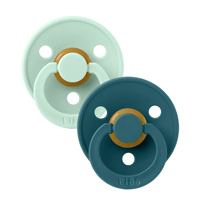 Colour Pacifiers 2 Pack - Nordic Mint/Forest Lake