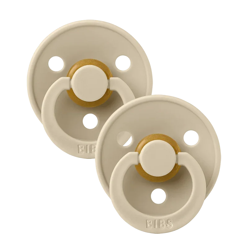 Colour Pacifiers 2 Pack - Vanilla/Vanilla