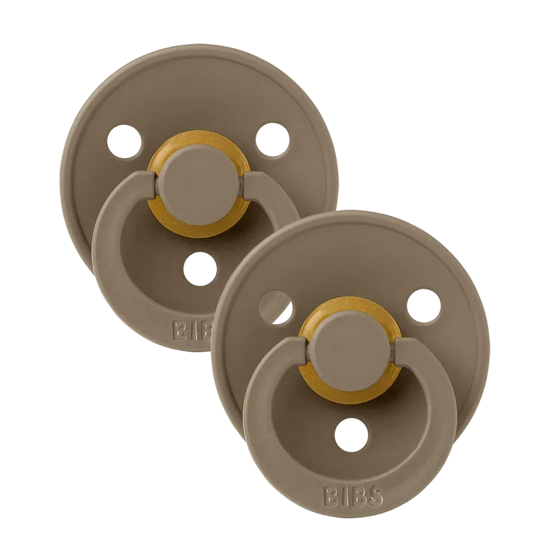 Colour Pacifiers 2 Pack - Dark Oak/Dark Oak