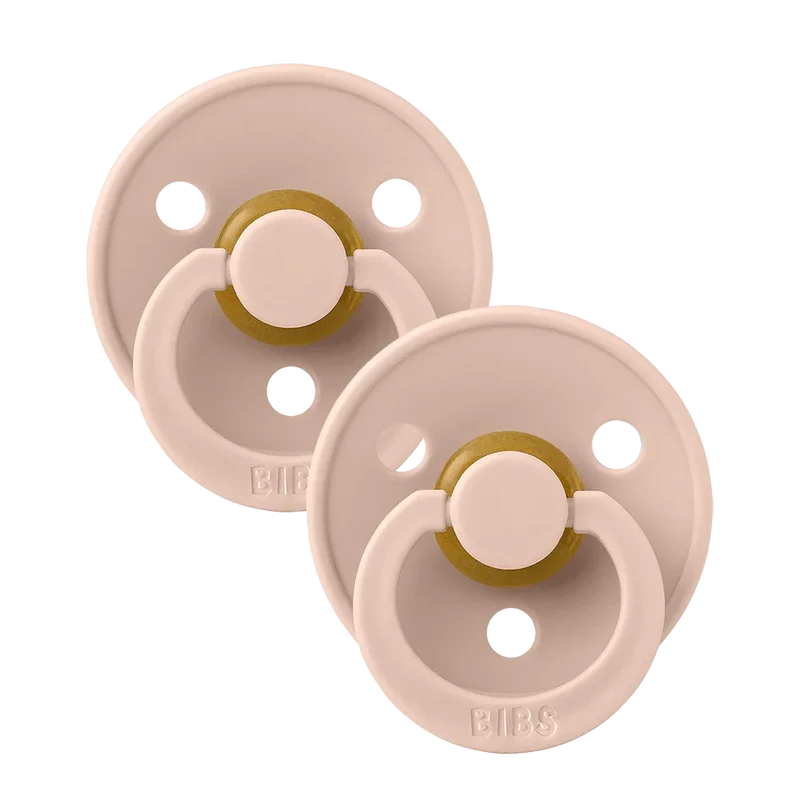 Colour Pacifiers 2 Pack - Blush/Blush