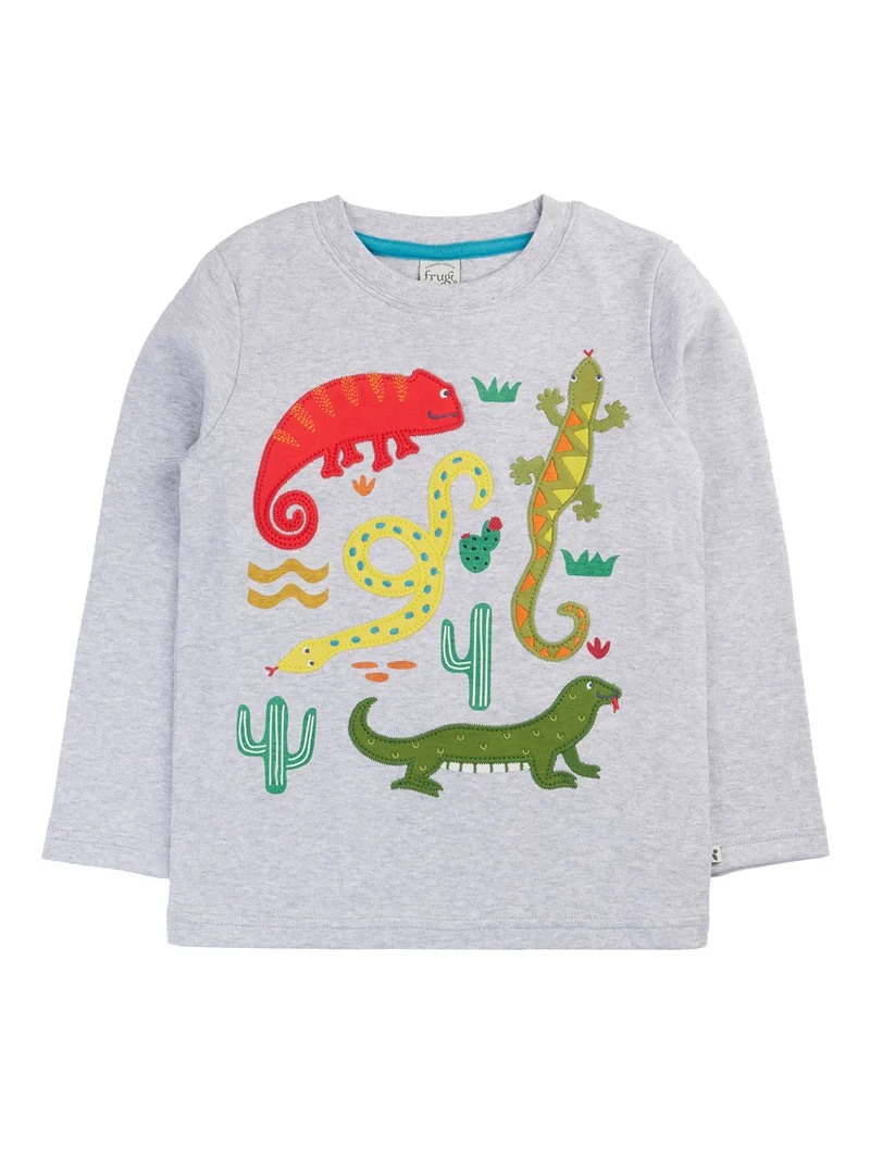 Långärmad t-shirt ödlor