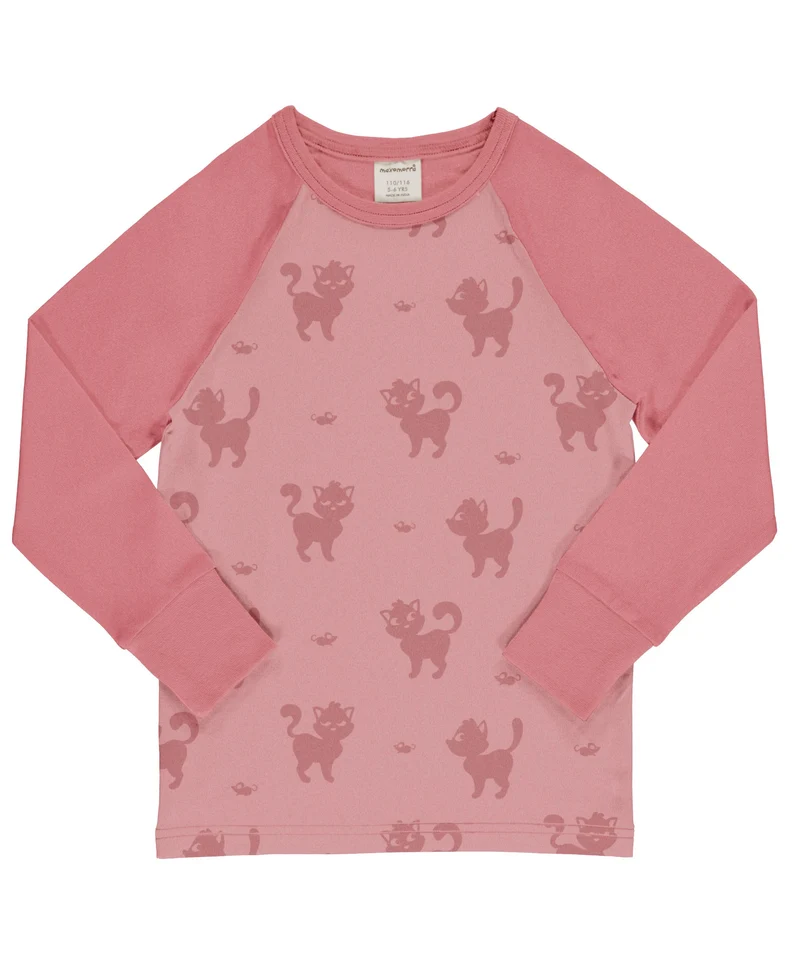 Långärmad t-shirt katter