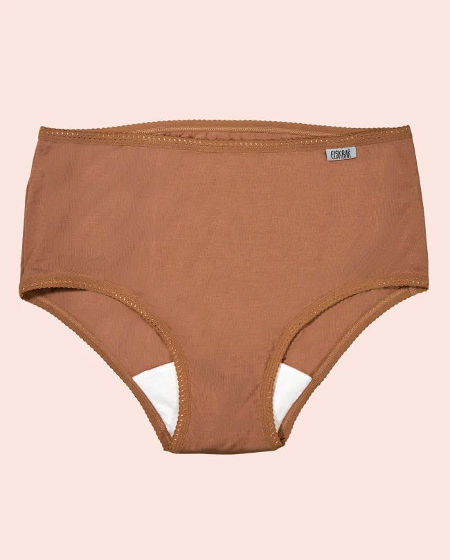 Menstrosa i TENCEL™ Lyocell, "Regular Flow", uppsugning i bambufrotté, 2 lager, flera storlekar och färger (Kopia)