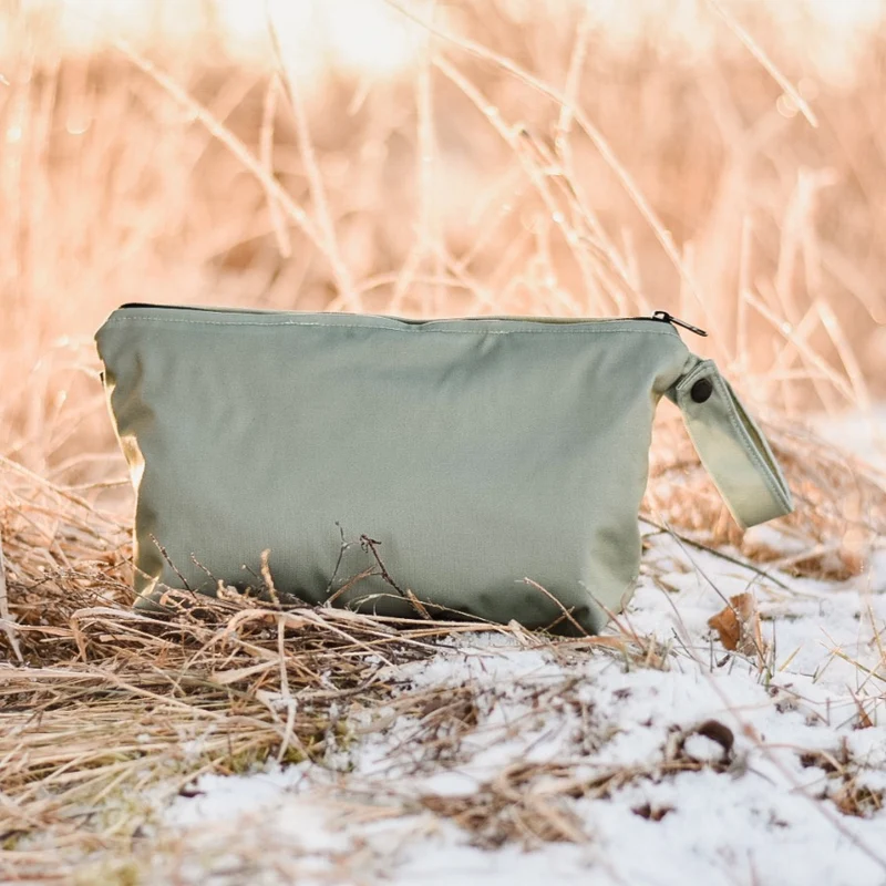 Luxe Wet Bag. Moss