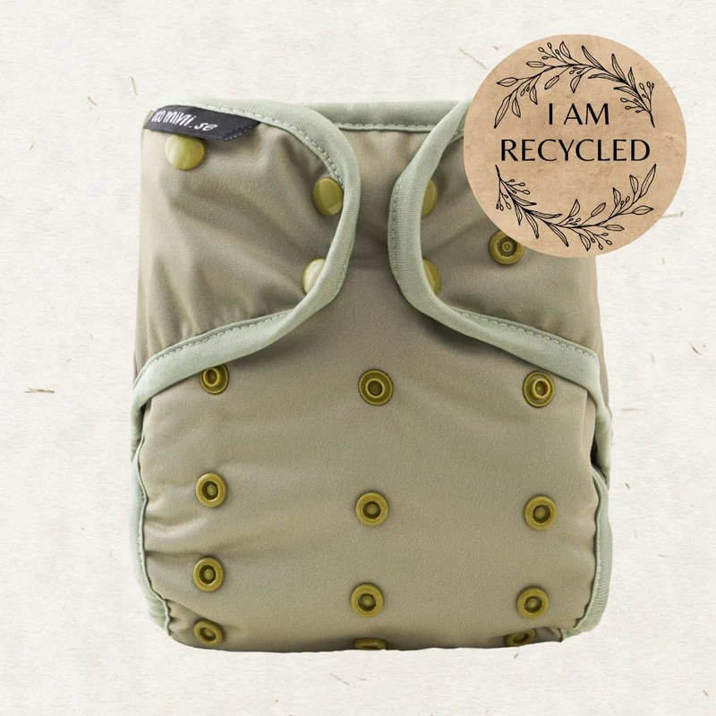 One Size Diaper Cover. Moss