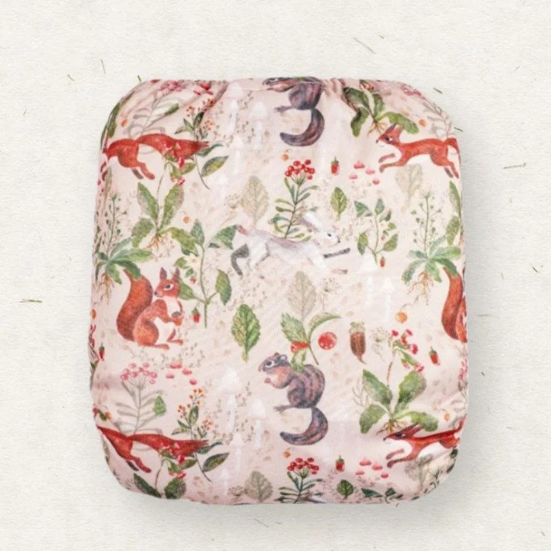 NEW! One Size Bamboo Pocket Diaper. Wild Ones