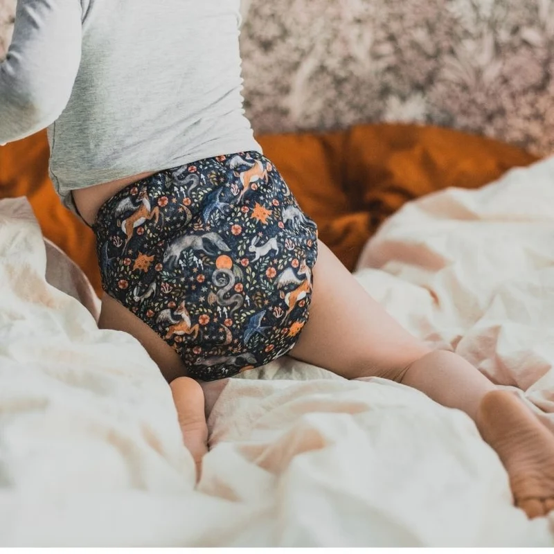 NEW! One Size Coolmax Pocket Diaper. Magic Forest