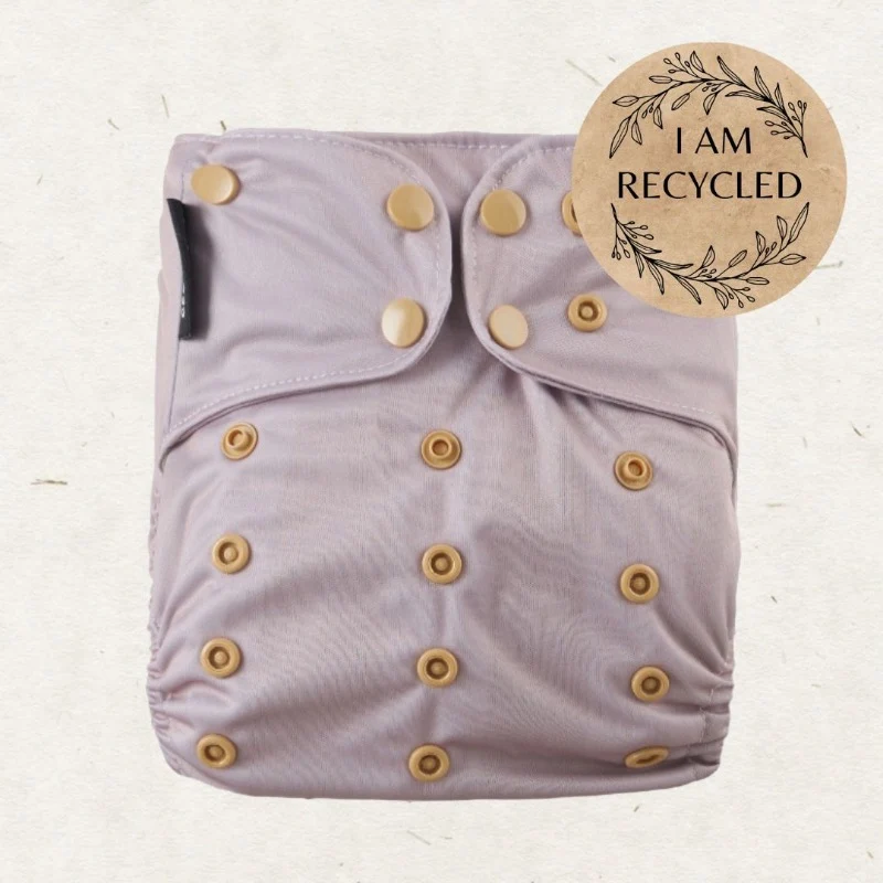 One Size Bamboo Pocket Diaper. Periwinkle