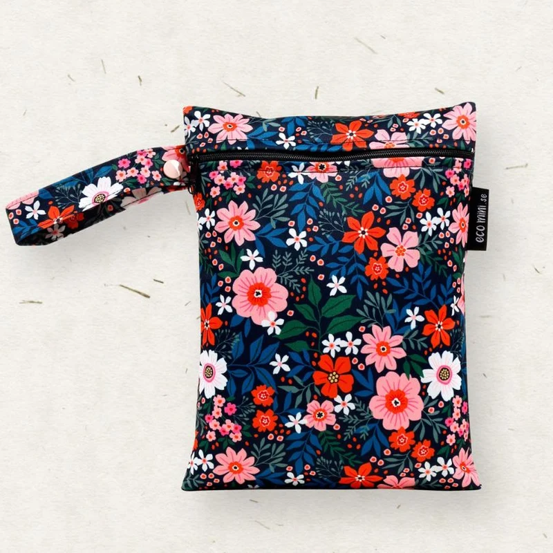 Small Wet Bag. Midnight Garden