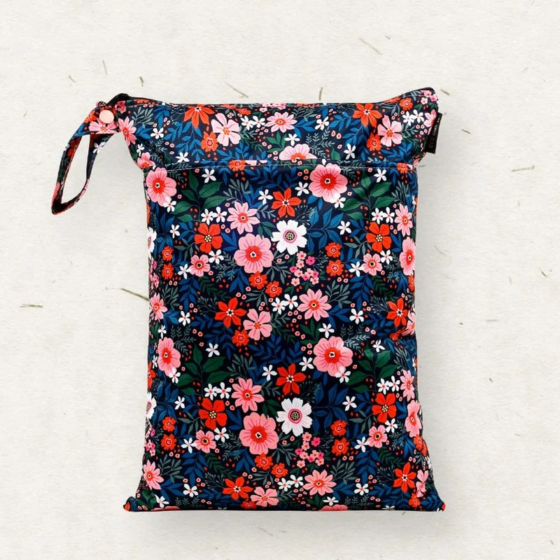 Medium Wet Bag. Midnight Garden