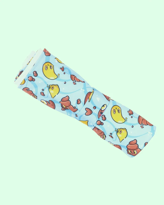 Skötmatta, ihoprullningsbar, bambu och PUL, Mini Pee&Poo