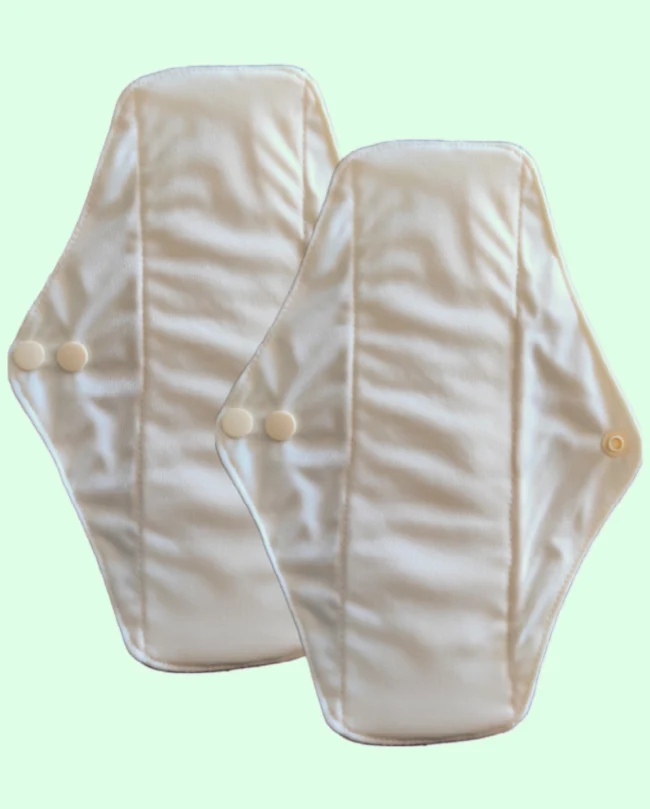 Raka tygbindor, bambu mot huden, 25cm, 2-pack
