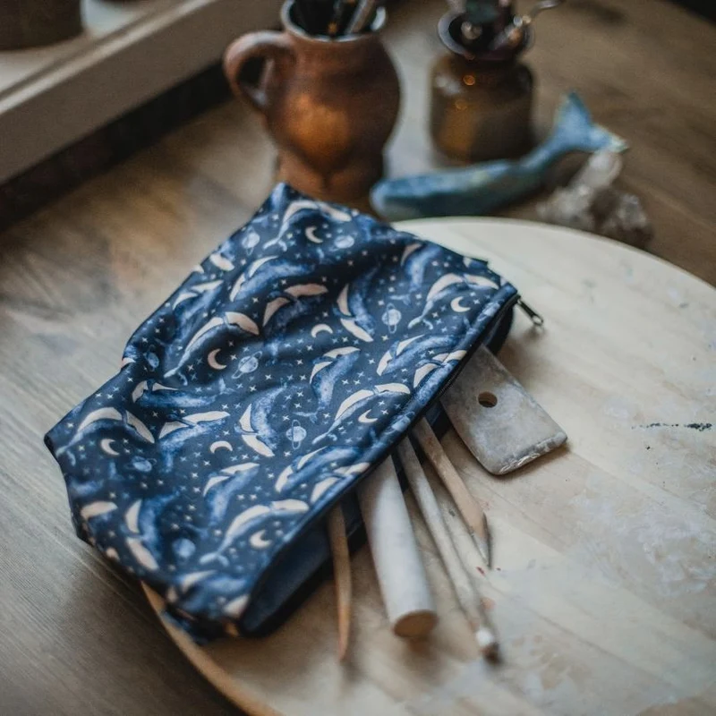 NEW! Luxe Wet Bag. Moon Whales