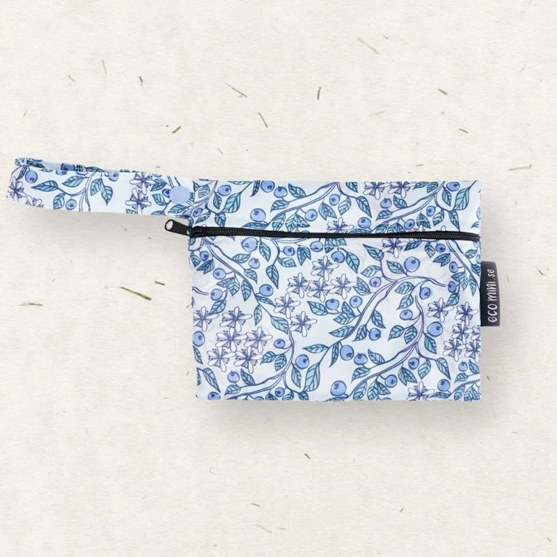 Mini Wet Bag. Blueberry trail