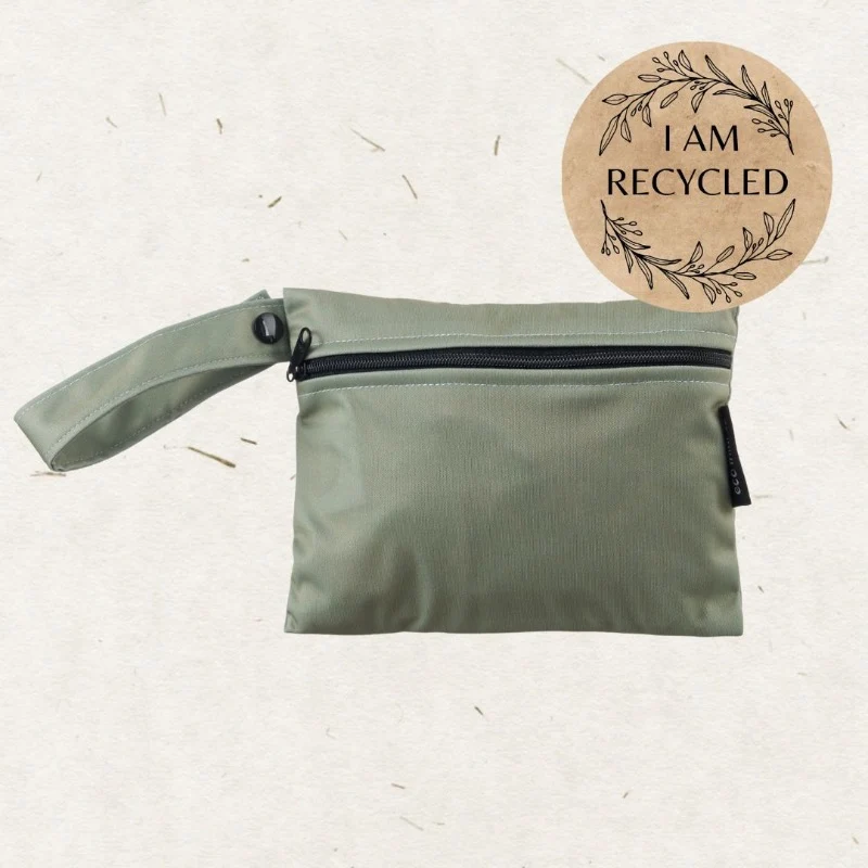 Mini Wet Bag. Moss