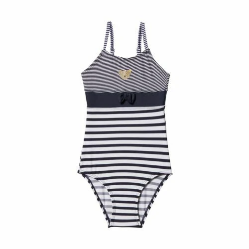 Steiff Badedragt UV 50+ - Navy Striber