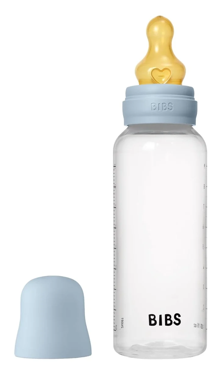 BIBS fľaša 270 ml, latexový cumlík, stredný prietok 2 m+