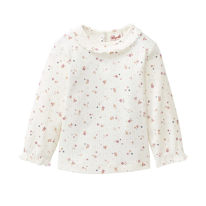 Ribbad topp blommig