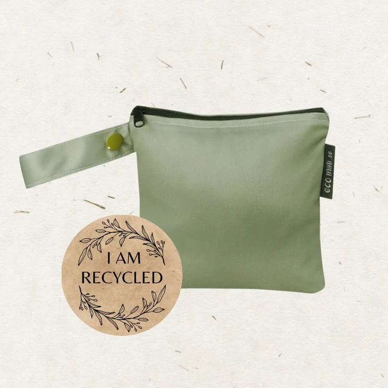 Mini Luxe Wet Bag. Moss